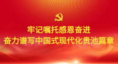 牢記囑托感恩奮進(jìn)奮力譜寫(xiě)中國(guó)式現(xiàn)代化貴池篇章